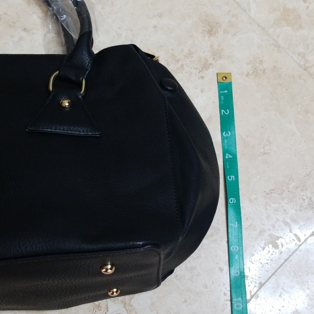 PINK HALEY black & gold purse - Picture 5 of 6